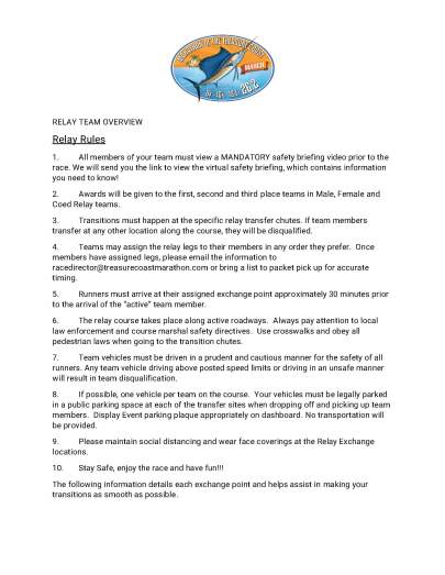 Relay Exchange Rules